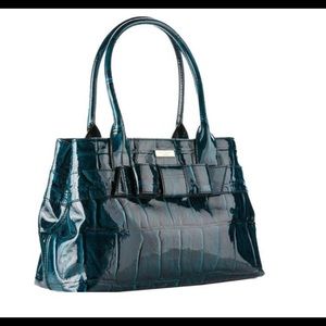 Kate spade Knightsbridge teal patent leather
